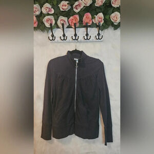 725 Originals Plus Zip-Up Ruched Sweater w/Pockets